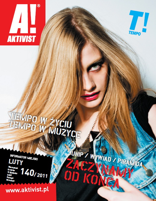 Iwona na okładce magazynu Aktivist Luty 2011
